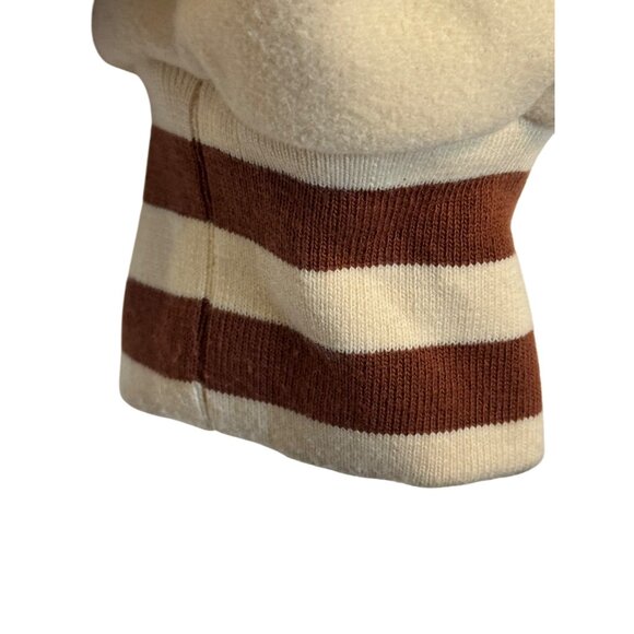 Forever 21 Varsity Jacket Women S Brown & Cream - Picture 13 of 13